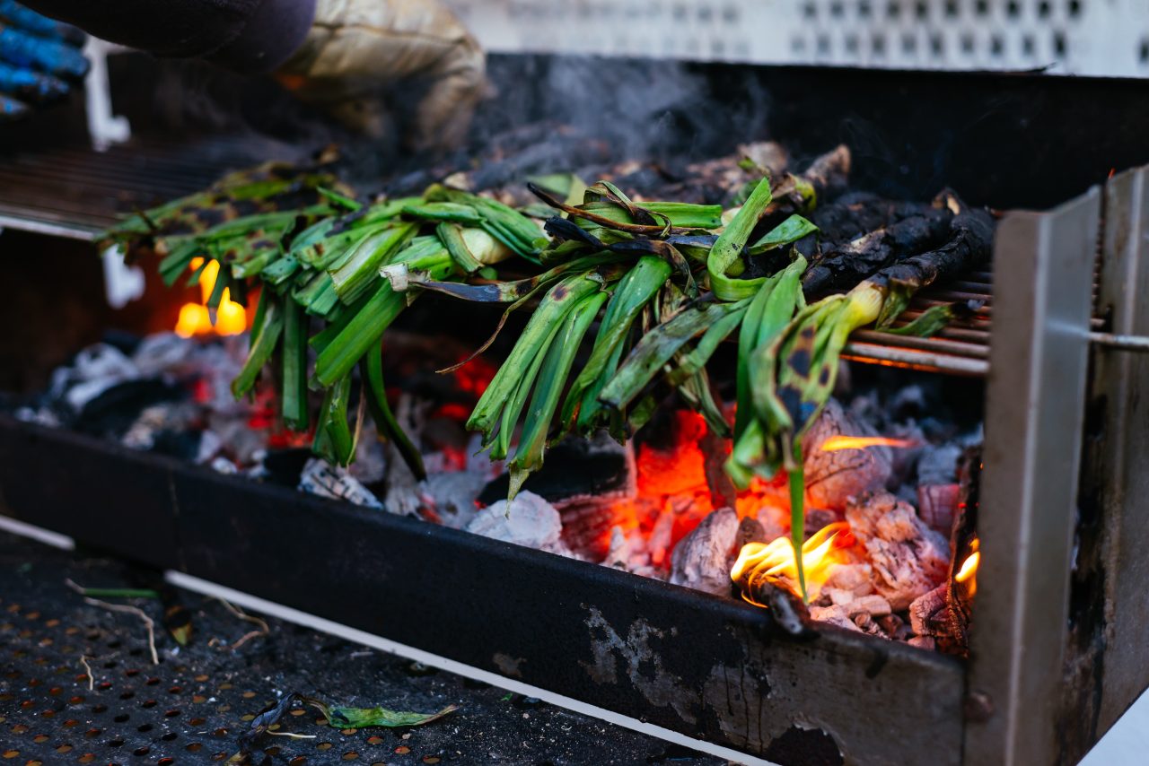 calçots a la brasa