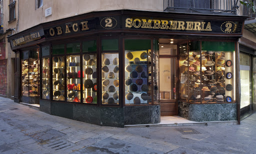 oldest shops in barcelona- Sombrereria Obach